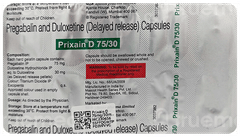 Prixain D 75/30 Mg Capsule 10